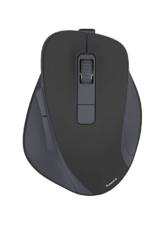 ماوس لاسلكي صامت بـ 6 أزرار Hama WM-500، 800-1600 DPI - أسود