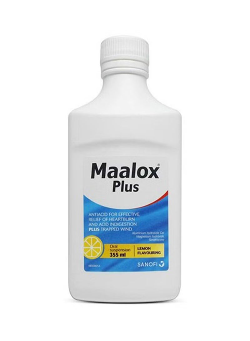 maalox plus Oral Suspension- Lemon 355Ml