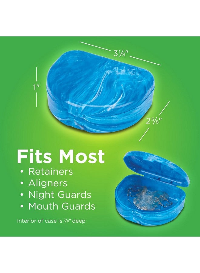 Practicon Marble Retainer Cases, Orthodontic Aligner Case, Mouth Guard Holder (3 Pack) (Assorted) - Image 5