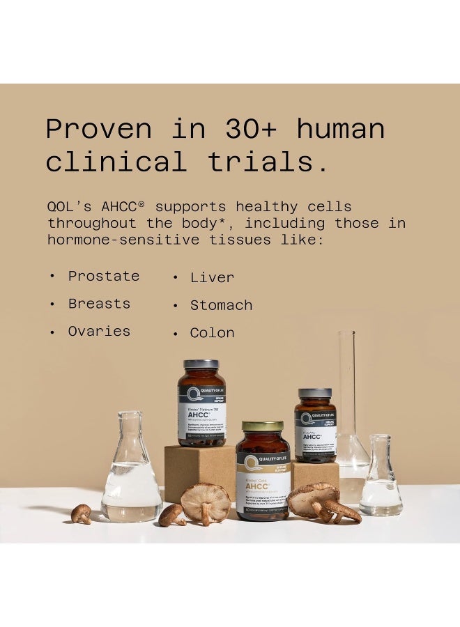 كوالتي أوف لايف مختبرات جودة الحياة Kinoko Platinum Ahcc لدعم المناعة 60 مكمل نباتي - Image 5