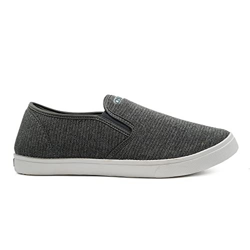 ASIAN Men's M2027 Casual Sneakers,Loafer Shoes with Extra Cushion Lightweight Casual Slip-On Shoes for Men's & Boy's Grey,UK 7 - Image 4