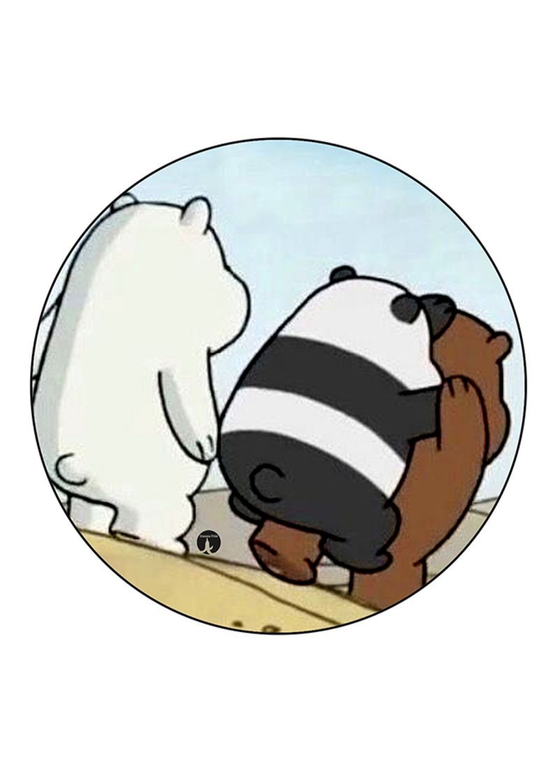 RKN We Bare Bears Printed Mouse Pad  Multicolour