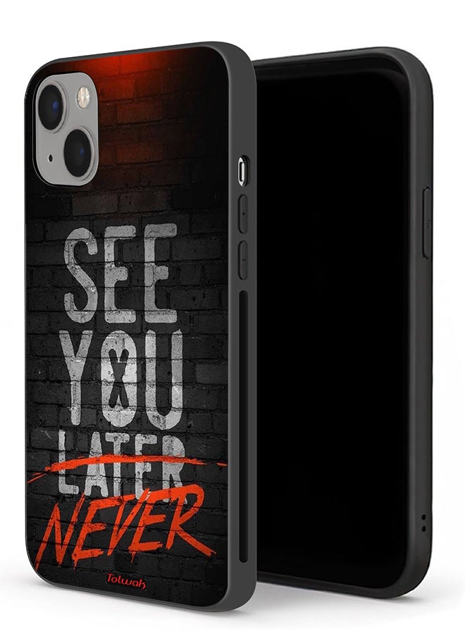 Tolwak Apple iPhone 13 mini Protective Case See You Never - Image 1