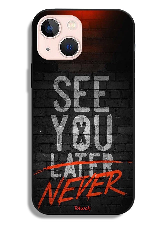 Tolwak Apple iPhone 13 mini Protective Case See You Never - Image 2