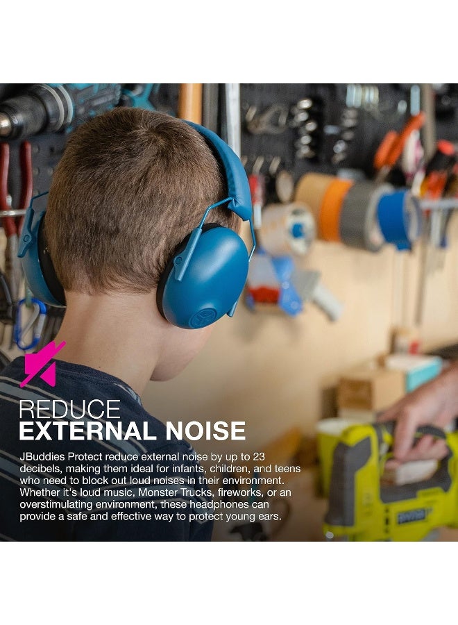 JLab JBuddies Protect Earmuffs, Adjustable Headband for Infants to Teens, Hearing Protection - Image 5