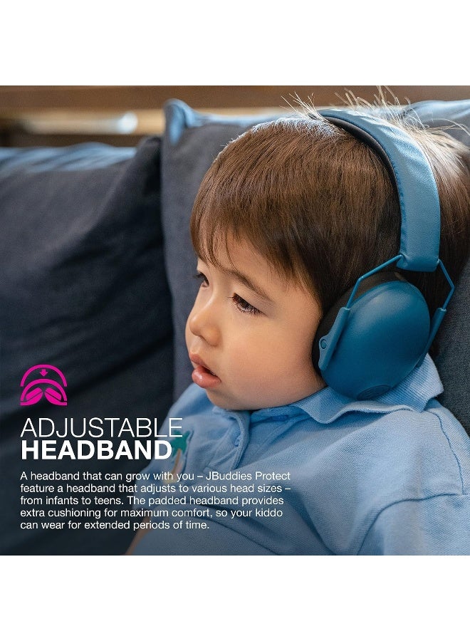JLab JBuddies Protect Earmuffs, Adjustable Headband for Infants to Teens, Hearing Protection - Image 2