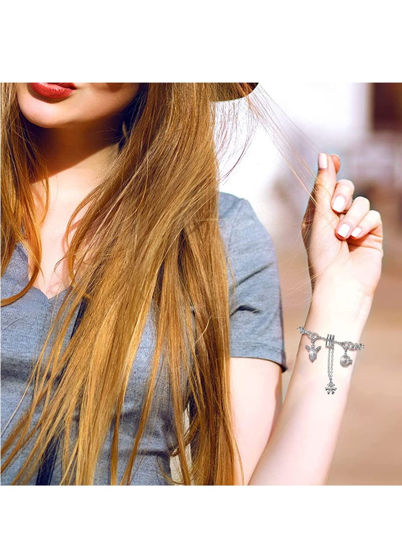 SYOSI Unique Watch Band for Samsung Galaxy Watch 45 Active 2 40mm 44mm Band Watch 5 Pro 45mm Watch 4 Classic 42mm 46mm, Diamond Bracelet Charms Individuality Jewelry Metal Strap - Image 2