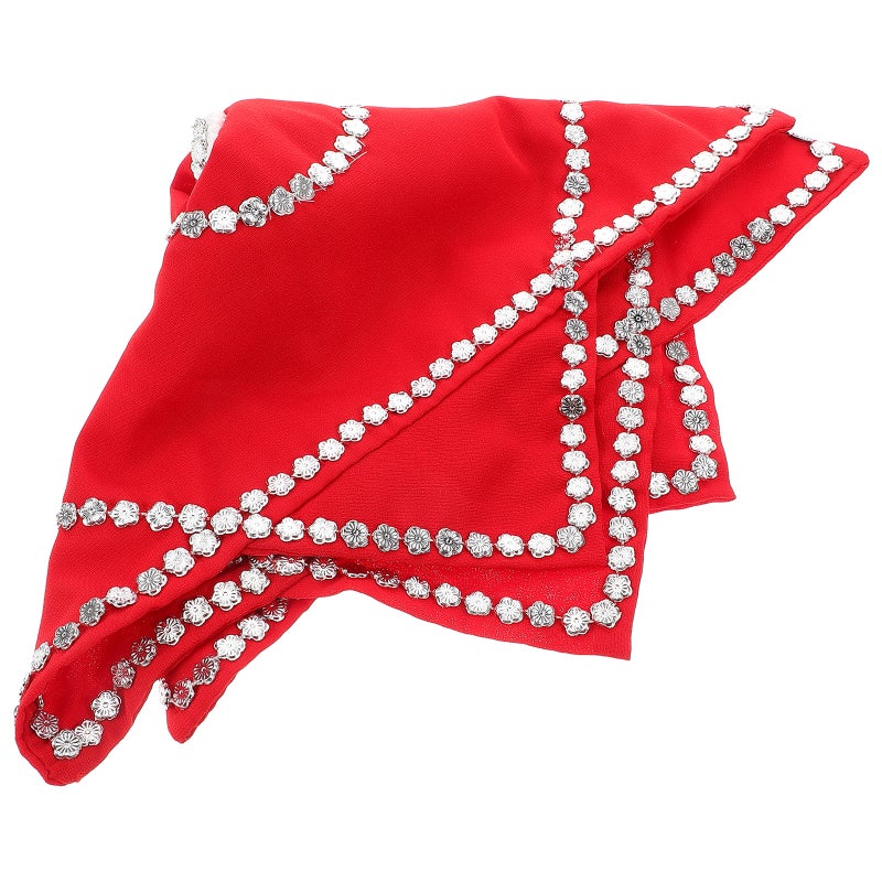 Dance Handkerchief Octagonal Towel Red Flower Art Decor for Chinese New Year Spring Festival Performance Prop for Adults and Kids - Image 5
