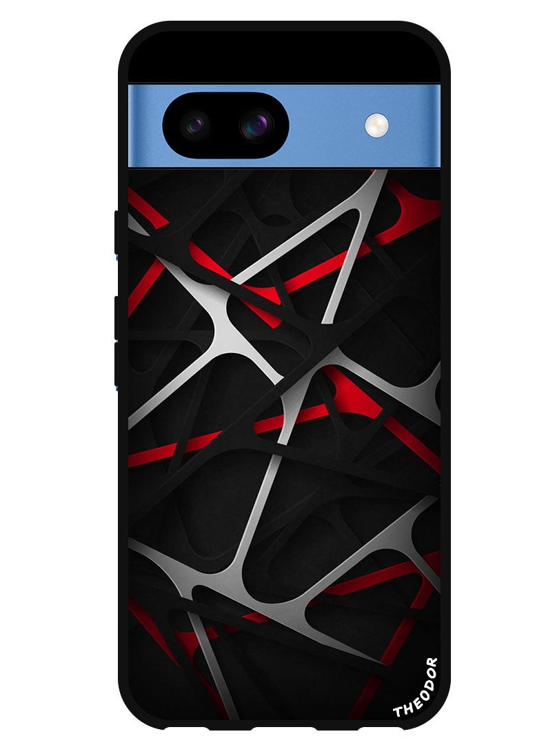Theodor Protective Case Anti Scratch Shock Proof Bumper Cover For Google Pixel 8a Abstract 8 - Image 1