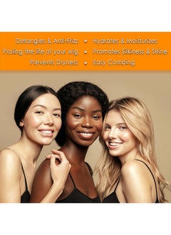Awesome Awesome Human Hair Wig Shampoo & Leave in Conditioner, Premium Set of 2, Wig Care Solution, Detangle Wig, Promotes Body & Volume, Promote Silkiness & Shine, Easy Combing, 7 fl oz  - Image 2