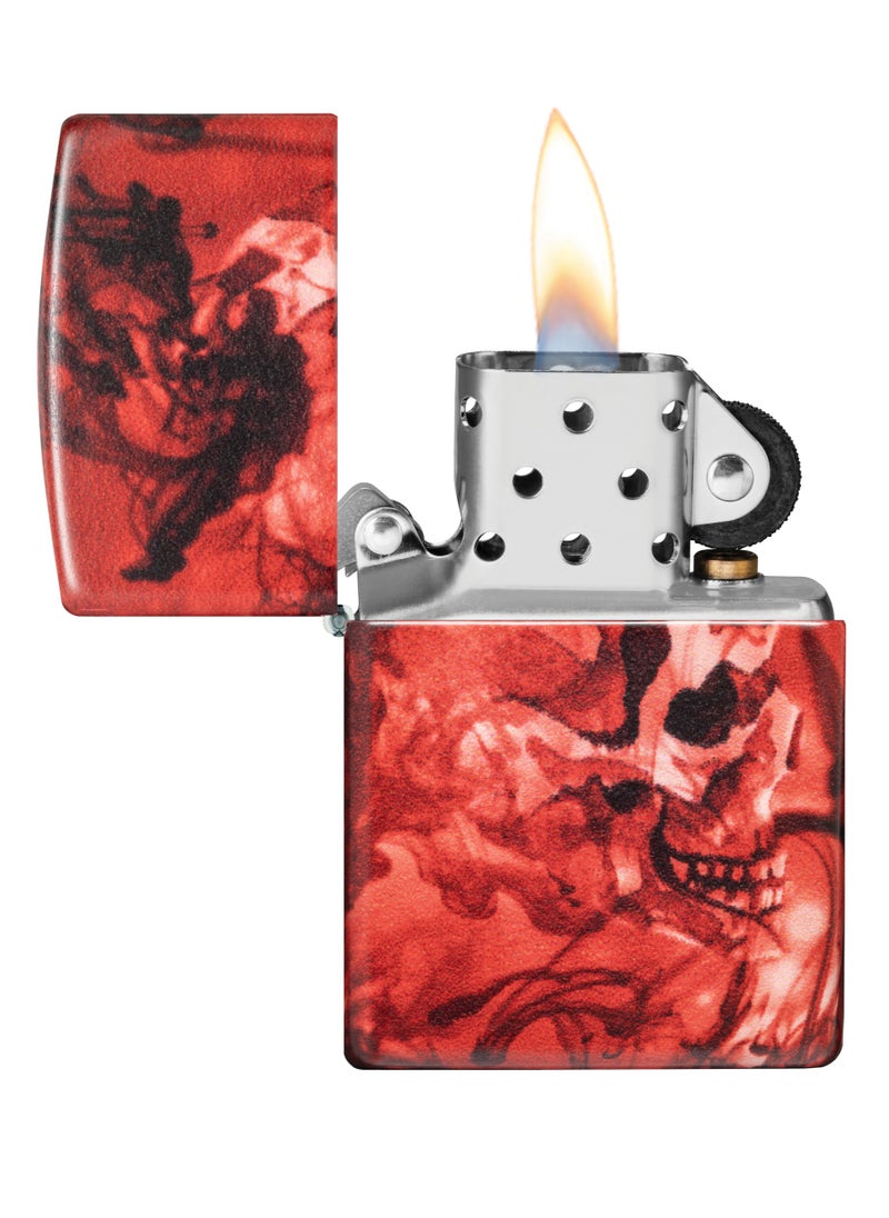 48772 49352 Skulls Design 540 Color Windproof Lighter