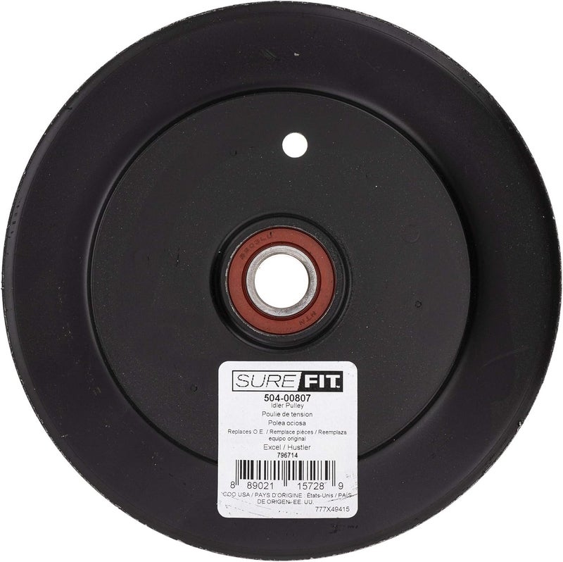 Surefit SureFit VIdler Pulley Replacement for Excel Hustler 796714 Super Z Series Lawn Mowers  - Image 3