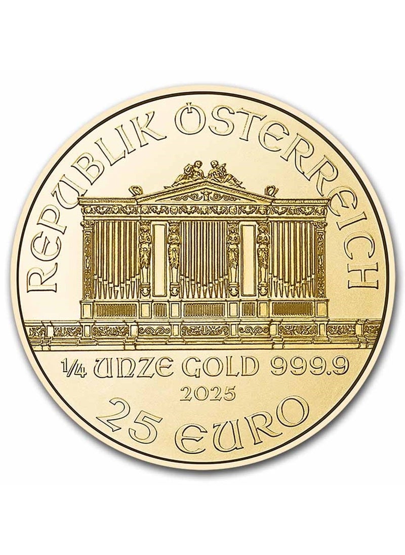 ABConcept Austria Philharmonic 2025 Gold 1/4 oz coin 9999 Carat  - Image 2