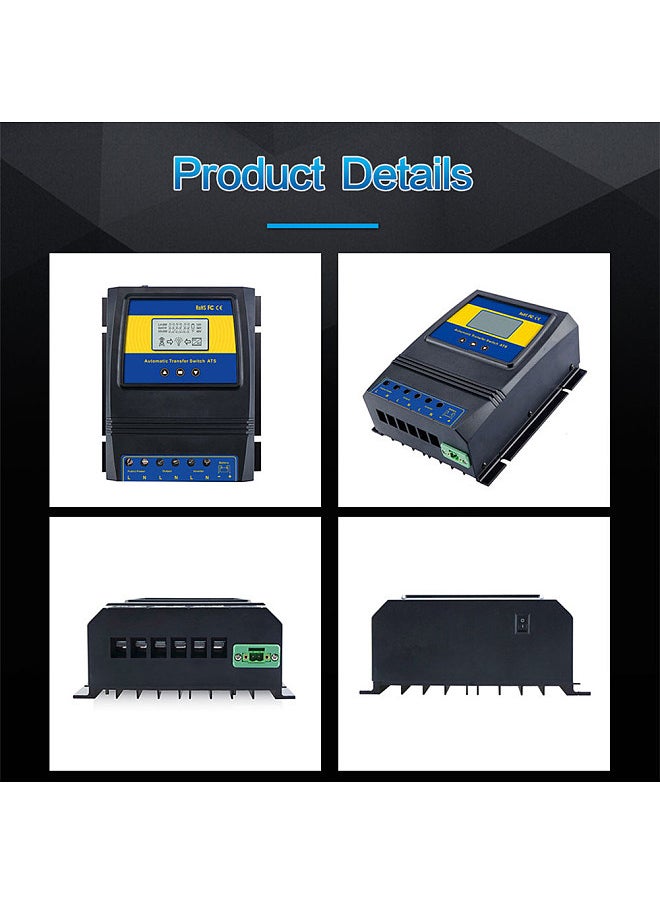 Generic - Automatic Dual Power Transfer Switch ATS Direct Current 12 V 24V 48V AC 110 V 220 V Auto Distinguish for Solar Wind System On/off Grids - Image 1