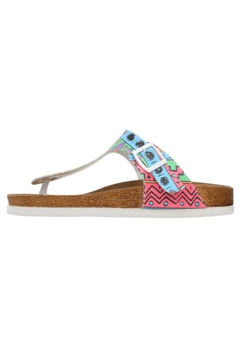 DOGO Flip Flops for Women - Vegan Leather and Handmade Women’s Flip Flops, Colors of Patterns Design - Image 5