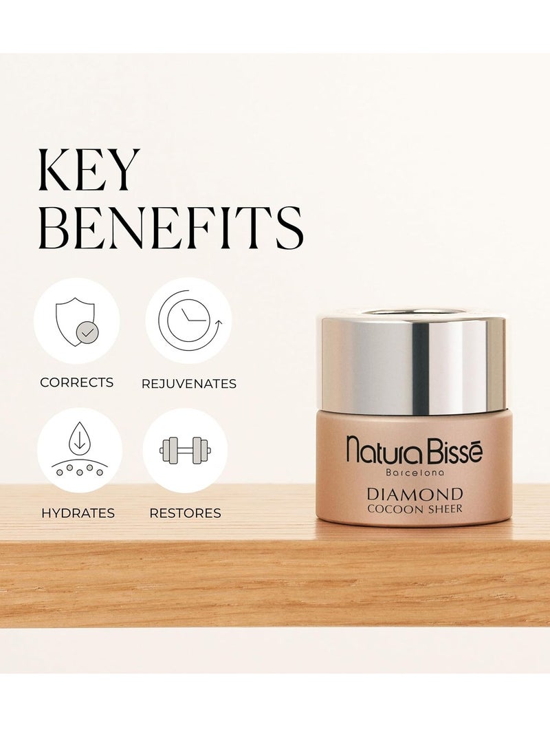 natura Bisse Natura Bissé Diamond Cocoon Sheer Cream | Anti-Aging Tinted Moisturizer | Rejuvenates, Hydrates & Corrects  - Image 3