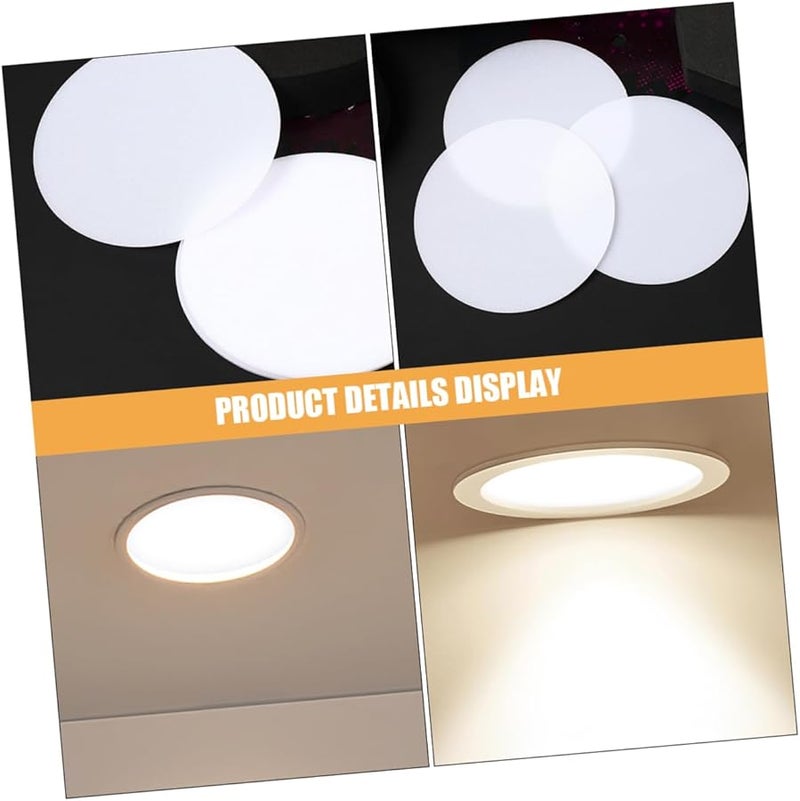 6 Pack White Ceiling Spotlight Lampshade Diffuser Cover For LED Light Fixture Easy DIY Connection - Image 4