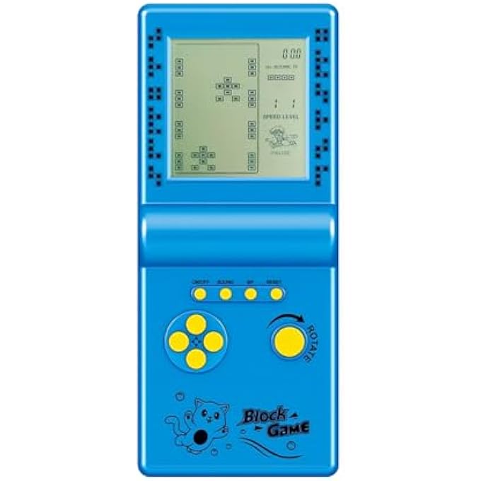 DICE GAME CONSOLE, LARGE SCREEN, 999 IN 1 BLOCK GAME, RETRO HANDHELD CONSOLE, PORTABLE ELECTRONIC BRICK GAMES, TOY GIFTS FOR KIDS/STUDENTS/FRIENDS - Image 1