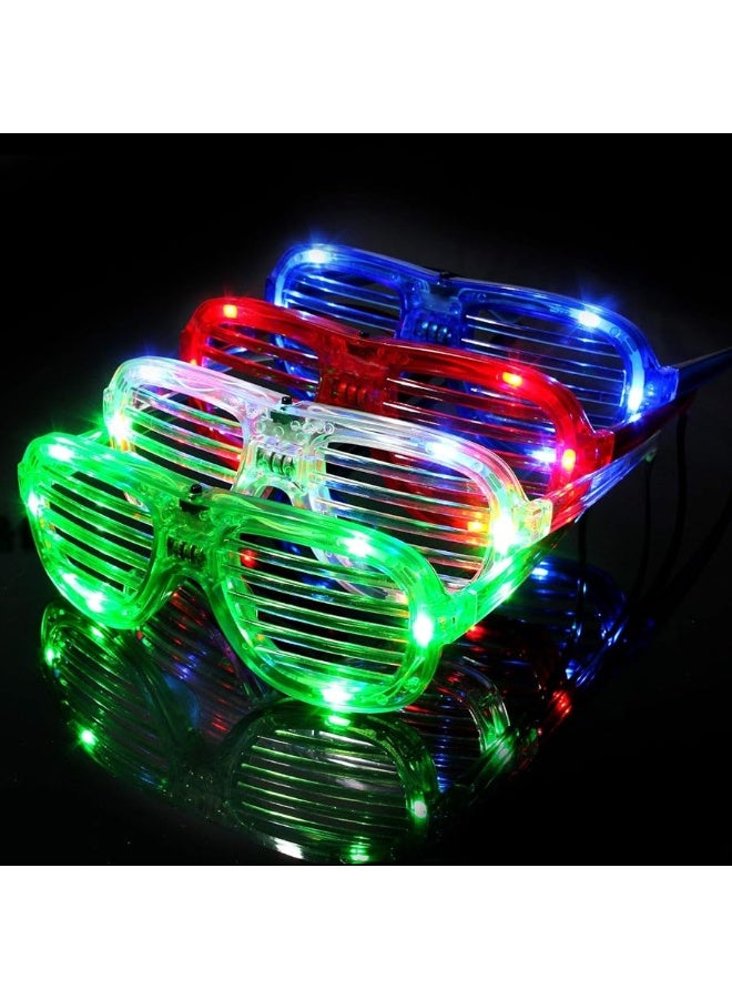 M.best نظارات LED المتلألئة للأطفال، هدايا حفلات، مجموعة حفلات مضيئة في الظلام للأطفال والبالغين - Image 5