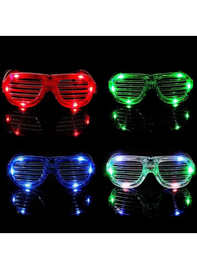 M.best نظارات LED المتلألئة للأطفال، هدايا حفلات، مجموعة حفلات مضيئة في الظلام للأطفال والبالغين - Image 3