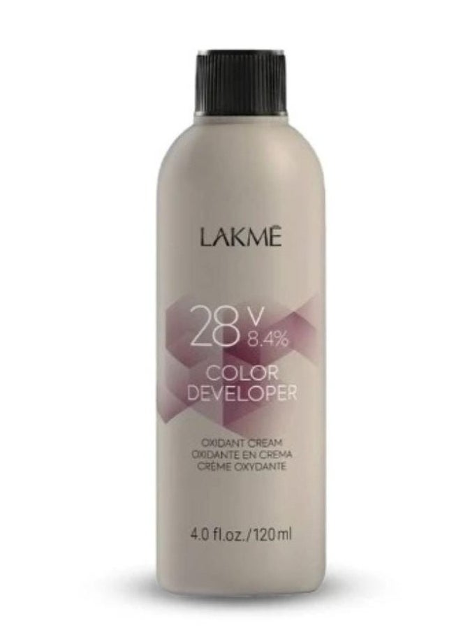 LAKME K-Blonde Silver Hair Dye - 60 ml and Oxidant Cream Color Developer 28 Vol 8.4% - 120 ml  - Image 2