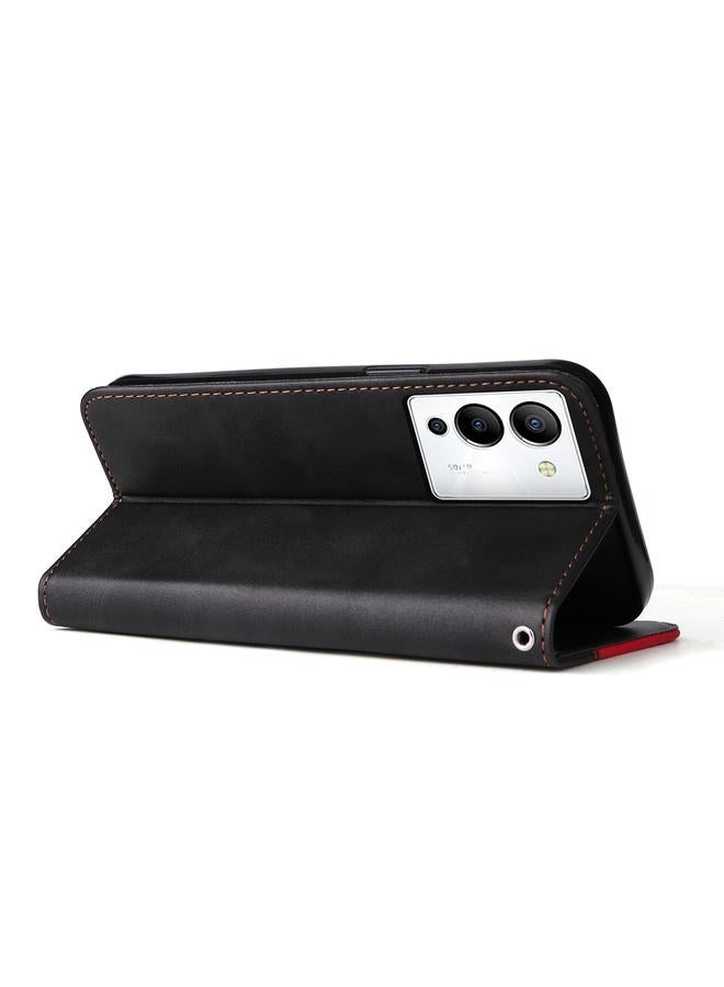 Zaboon Case For Infinix Note 12 / G96 Stitching-Color Leather Phone Case - Image 5