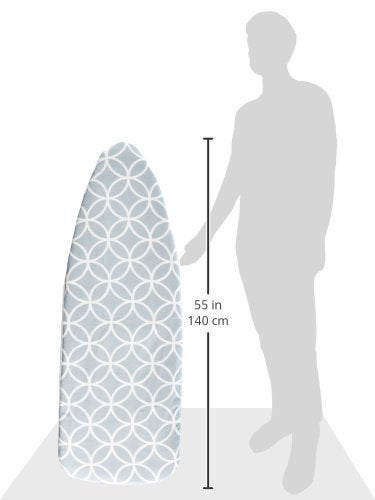 Westex Circles Heavy Duty Ironing Board Cover and Pad, Thick 3-Layer Stain Resistant Padding, Elasticized Skirt, Click-to-Close Fastener, 15 x 54 Inch (Board NOT Included, Cover ONLY) - Image 3
