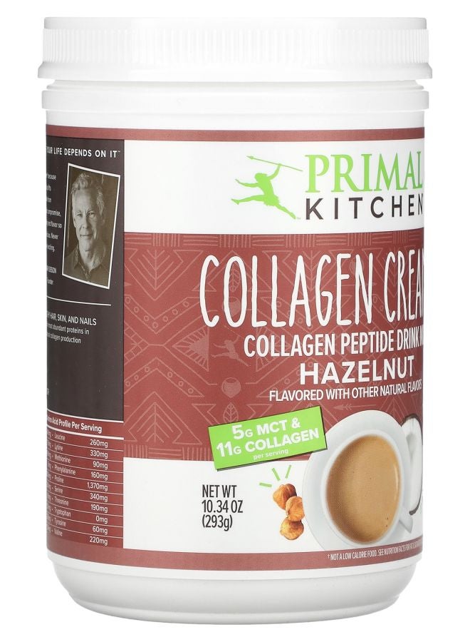 Primal Kitchen كريم الكولاجين بنكهة البندق 10.34 أونصة (293 جرام) - Image 2