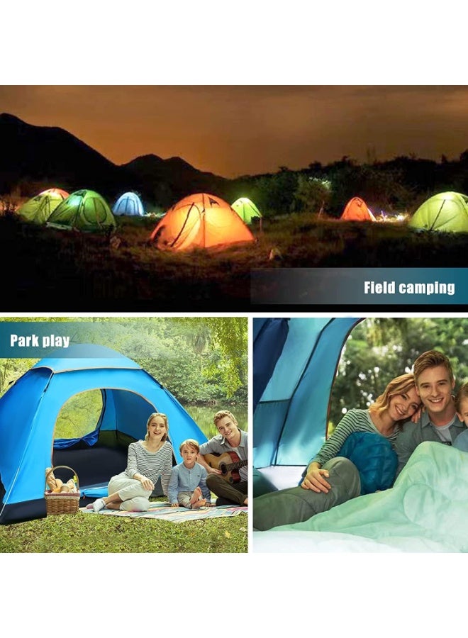 بلومنغ تايم خيمة قابلة للطي تلقائيًا لشخصين - خيمة تخييم سريعة الإعداد مع مظلة باللمس الواحد، مقاومة للرياح والمطر، خفيفة الوزن ومحمولة، مناسبة لجميع الفصول، الشاطئ، التخييم - سهلة الإعداد للمبتدئين والخبراء - Image 5