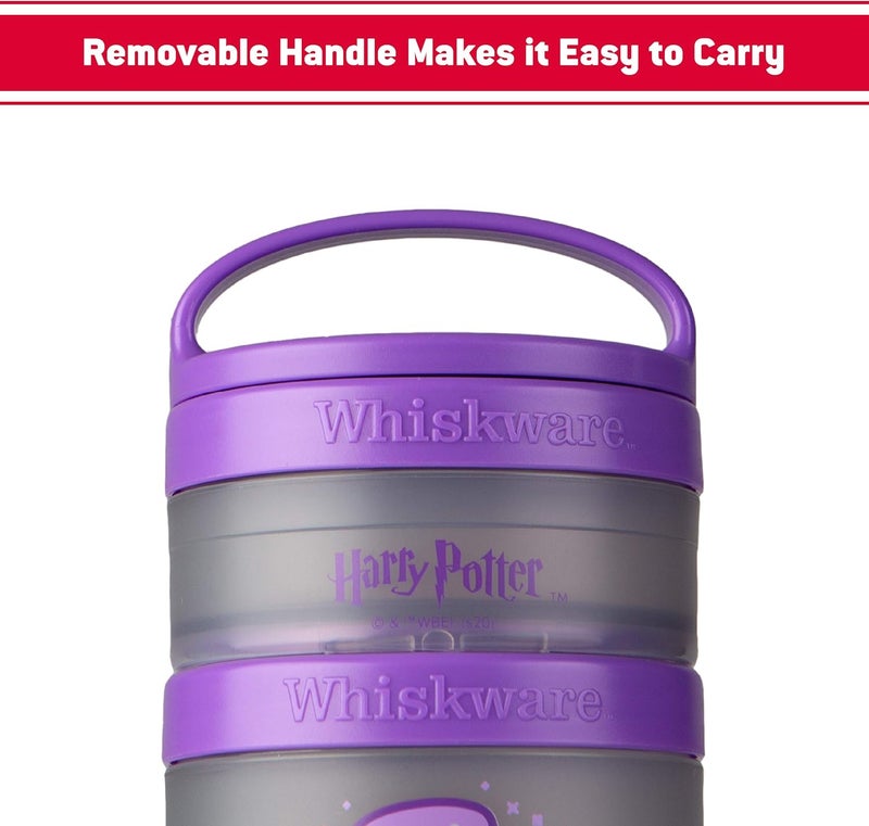 Whiskware Harry Potter Stackable Snack Containers for Babies, Kids, and Toddlers, 3 Stackable Snack Cups for School or Travel, Dobby, Elf, Formula and Cupholder Friendly, Dobby The Elf - Image 3