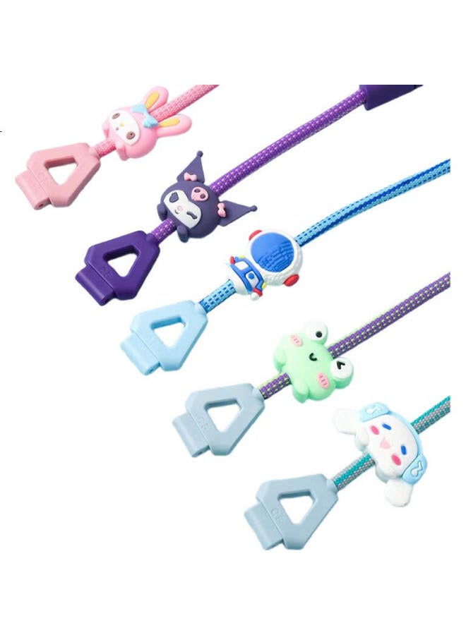 Xuanyi Creative Cartoon Neck Strap For Small Genius Children's Phone Watch Z10/youth Edition Z9/z8a/z7s/z6p/z6a/z6/n3/d3/q2a Purple - Image 3