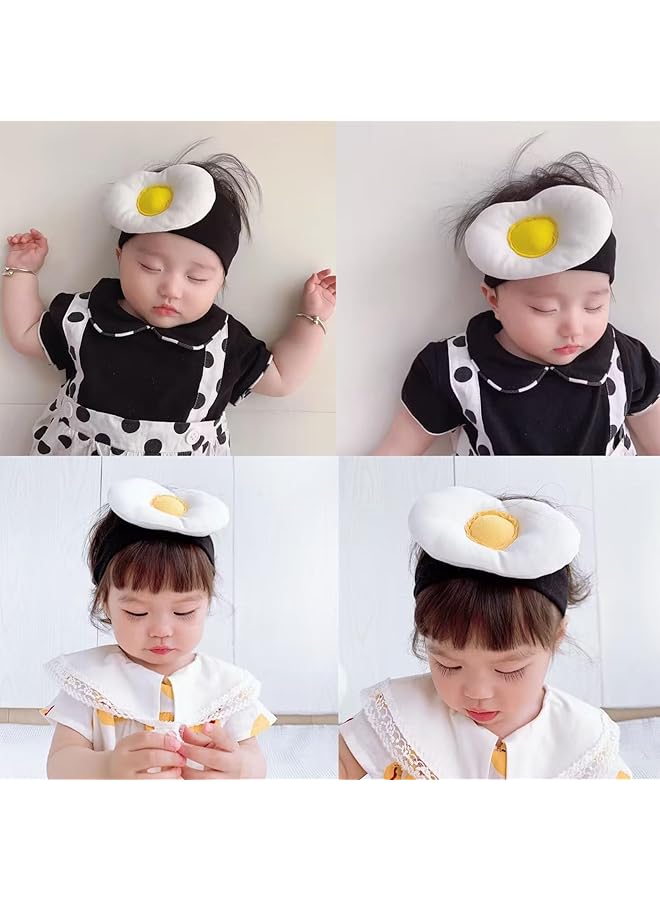 erorex 3 Pcs Baby Girls Headbands Nylon Hairbands Ribbon Elastic Hair Accessories For Newborns Infants - Image 5