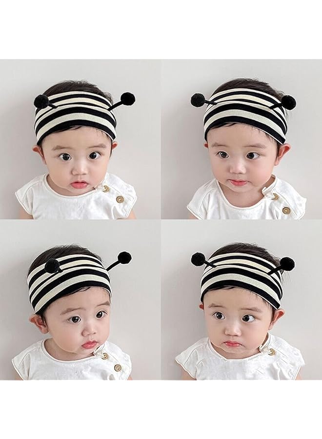 erorex 3 Pcs Baby Girls Headbands Nylon Hairbands Ribbon Elastic Hair Accessories For Newborns Infants - Image 4