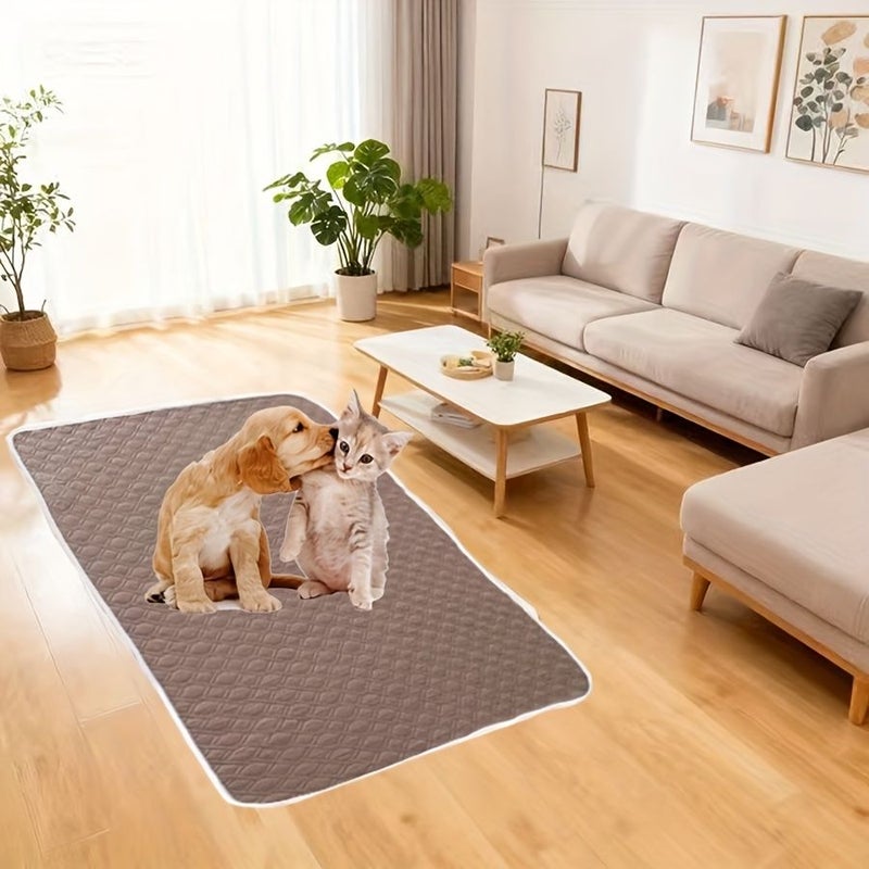 3 Pcs Reusable Washable Large Dog Pee Pads Gray 50cm X 70cm Non Slip Puppy Training Pads With Odor Control Leakproof Indoor Outdoor Pet Potty For Housebreaking Crate Liner Potty Training Aid Easy Clean - Image 5