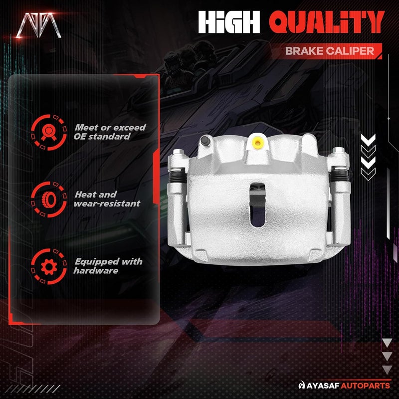 MAYASAF 18B4975 Front Left Disc Brake Caliper Assembly for Ford F-150, Lobo, Lincoln Mark LT - Image 5