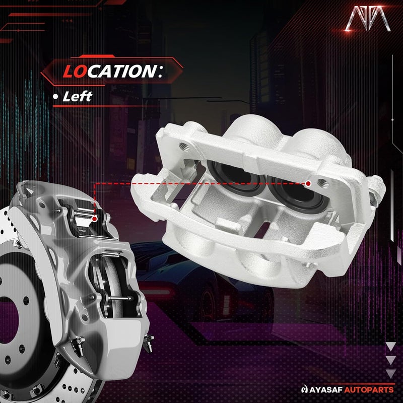 MAYASAF 18B4975 Front Left Disc Brake Caliper Assembly for Ford F-150, Lobo, Lincoln Mark LT - Image 3