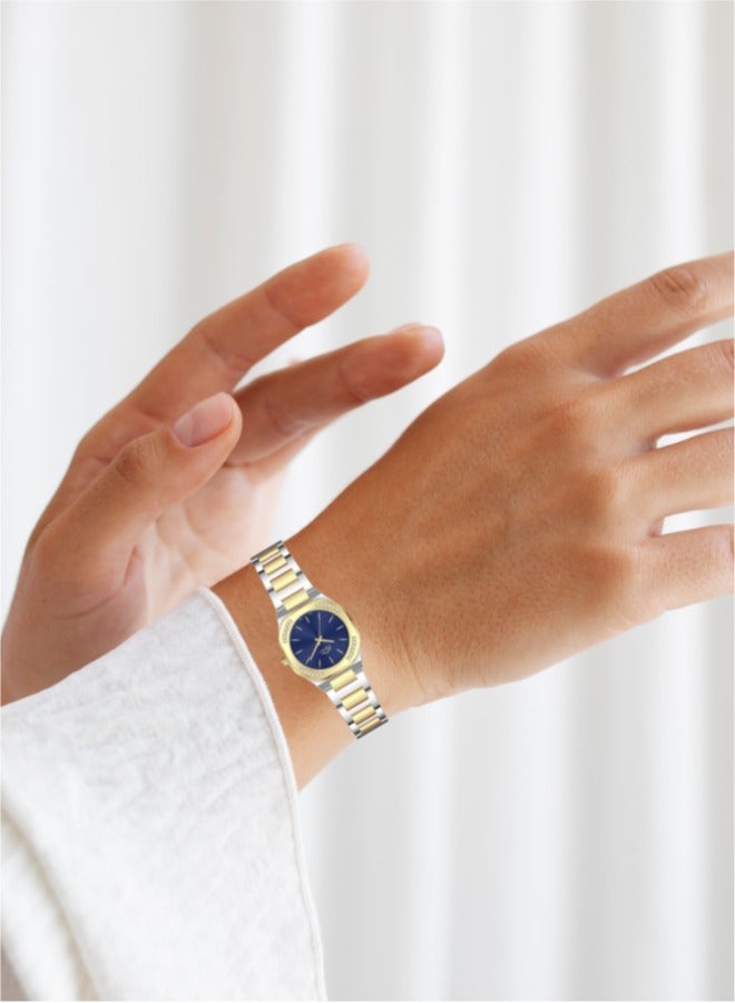 MARTINI Elegant Martini Women's Watch Stylish Navy Blue Dial Stainless Steel Band Water Resistant Perfect for Casual and Formal Wear - Image 4