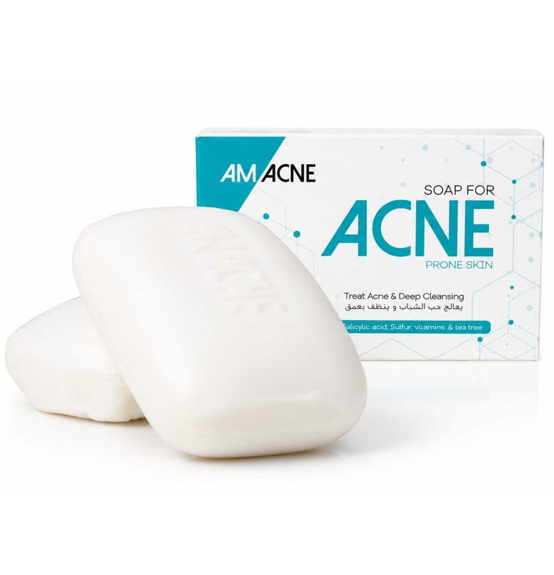 AM ACNE Soap For Acne Prone Skin Treat Acne & Deep Cleansing - Image 1