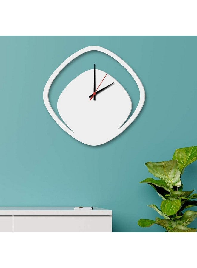 POLITE Acrylic Transparent Stylish Wall Clock Unique Design Suitable for Living Room, Bed Room, Home & Office, Wedding Gift New Year Gift (Modern 5) - Image 1