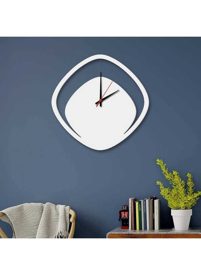 POLITE Acrylic Transparent Stylish Wall Clock Unique Design Suitable for Living Room, Bed Room, Home & Office, Wedding Gift New Year Gift (Modern 5) - Image 3