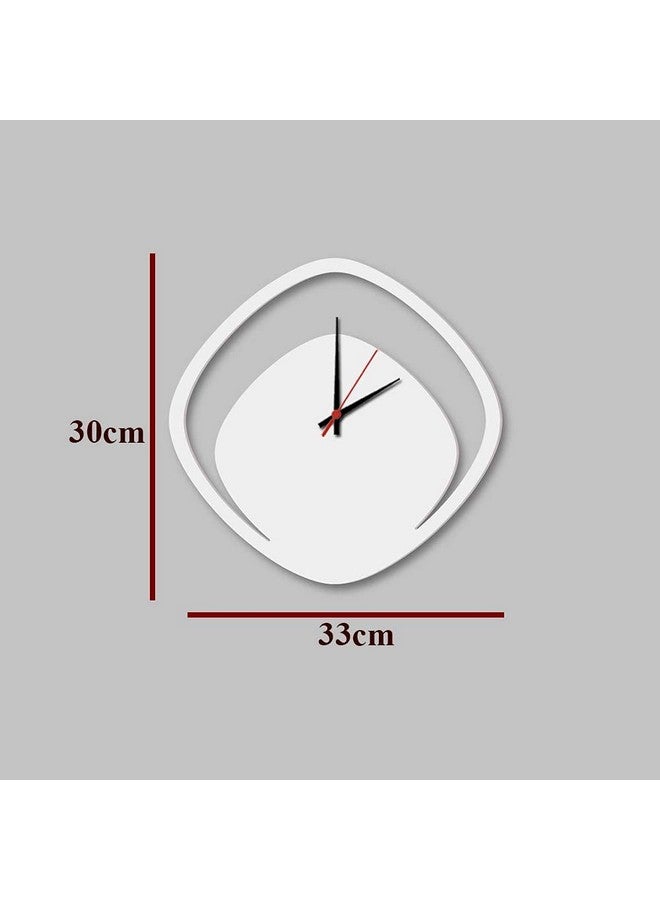 POLITE Acrylic Transparent Stylish Wall Clock Unique Design Suitable for Living Room, Bed Room, Home & Office, Wedding Gift New Year Gift (Modern 5) - Image 2