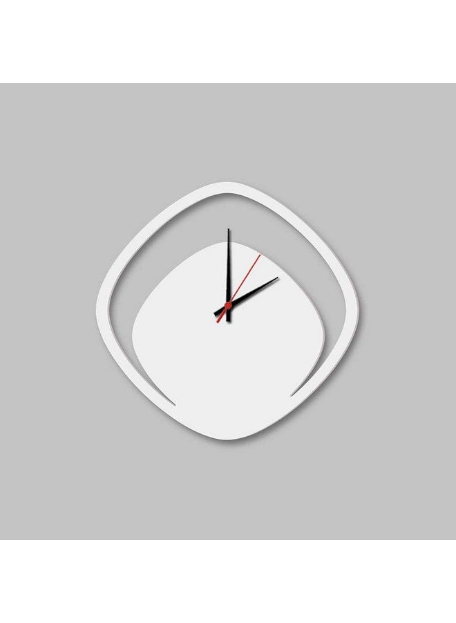 POLITE Acrylic Transparent Stylish Wall Clock Unique Design Suitable for Living Room, Bed Room, Home & Office, Wedding Gift New Year Gift (Modern 5) - Image 4