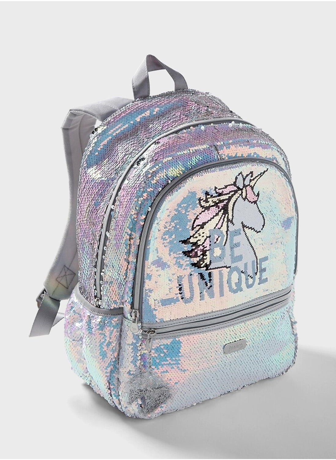 Justice shimmer unicorn discount backpack