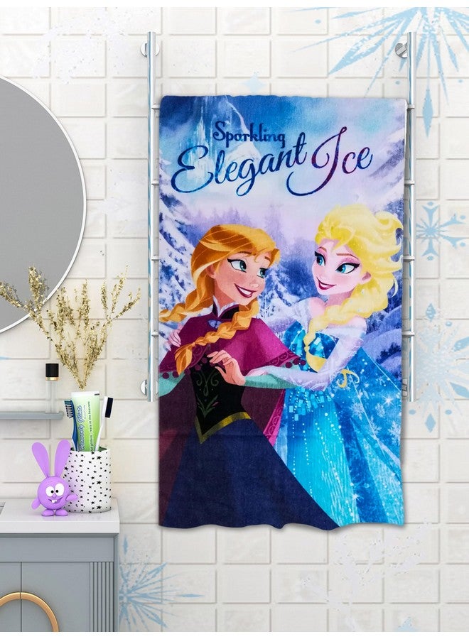 Athom Trendz Athom Living Disney Anna & Elsa 350 GSM 100% Cotton Kids Bath Towel 60x120 cm M4 - Image 1