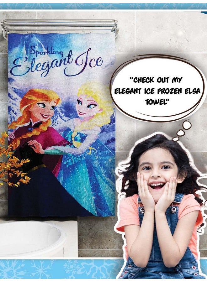Athom Trendz Athom Living Disney Anna & Elsa 350 GSM 100% Cotton Kids Bath Towel 60x120 cm M4 - Image 3