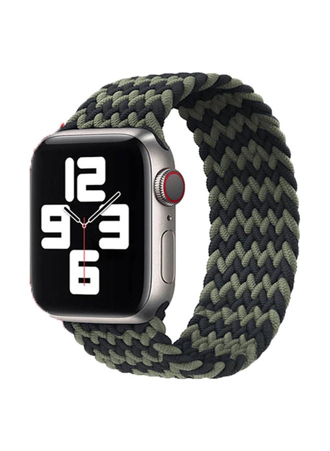 NIBEMINENT 6-Piece Braided Solo Loop Replacement Band for Apple Watch 42-44mm Multicolour - Image 2