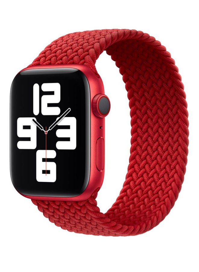 NIBEMINENT 6-Piece Braided Solo Loop Replacement Band for Apple Watch 42-44mm Multicolour - Image 5