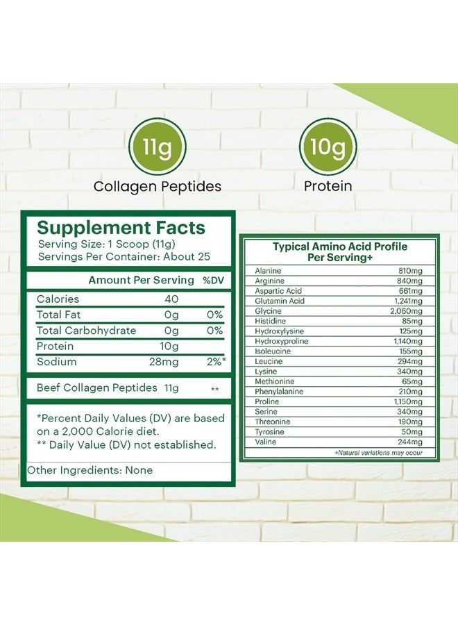 Zaytun Vitamins Zaytun Halal Collagen Peptides Powder, Hydrolyzed Type I & III Collagen, Supports Joint, Bone, Muscles, Hair, Skin, & Nails, Keto Friendly, Grass-Fed, 10 oz, Made in USA, Certified Halal - Image 2