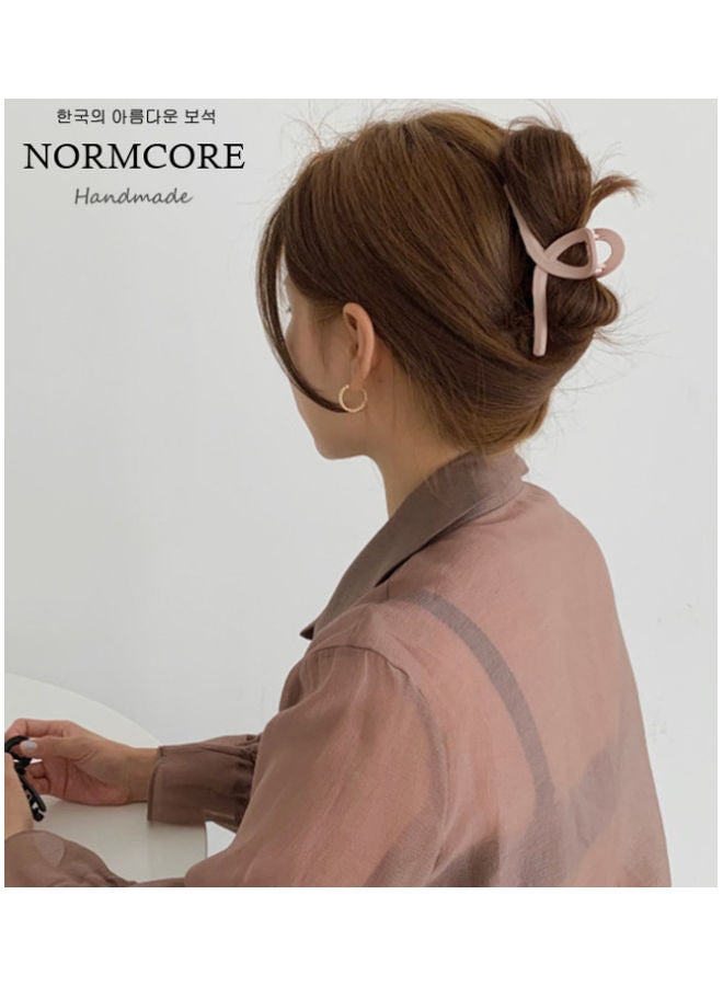 NIBEMINENT Bathing plate hair spiral gripper headdress Pink 7cm - Image 2