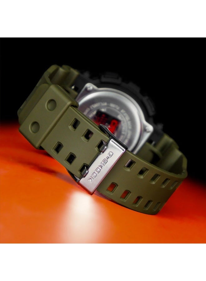 Casio G-SHOCK GA-100TU-1A3, Analog Digital Watch, Shock Resistant, 200M Water Resistant, LED Light, World Time, 1/1000s Stopwatch, Countdown Timer - Image 4